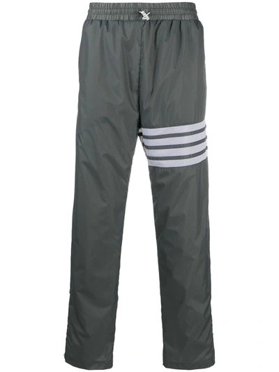 Thom Browne Ripstop Straight-leg Track Pants In Grey