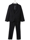 DOLCE & GABBANA SINGLE-BREASTED JACQUARD TWO-PIECE SUIT