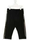 BALMAIN TEEN SIDE-STRIPE SHORTS