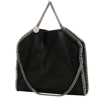 Pre-owned Stella Mccartney Black Recycled Nylon Falabella Tote Bag