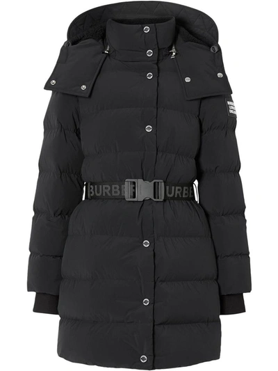 Burberry Down Puffer Jacket In Black