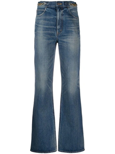 Celine Céline Women's Blue Cotton Jeans