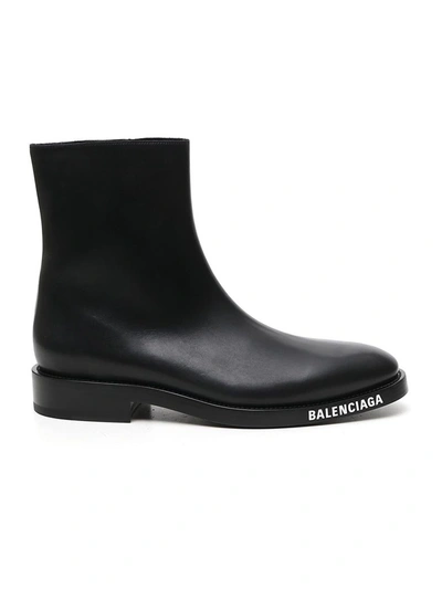 Balenciaga "soft" Ankle Boots In Black