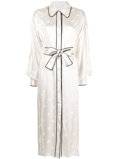 Alice Mccall Hotel Lobby Trench Coat In White