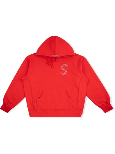Supreme S Logo Hoodie In Red