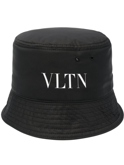 VALENTINO GARAVANI LOGO PRINT BUCKET HAT