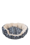 DUCK RIVER TEXTILE BLUE OTTO ROUND PET BED,841643149189