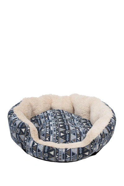 Duck River Textile Blue Otto Round Pet Bed
