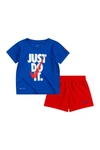 Nike Kids' Just Do It T-shirt & Shorts Set In U10-fire