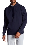 Champion Power Blend Fleece Pullover Hoodie In Navy