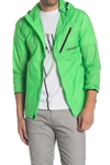 Oakley Packable Hooded Jacket In Laser Green