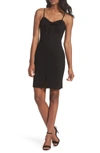 ADELYN RAE RAYNELLE TIE FRONT SHEATH DRESS,845279048168