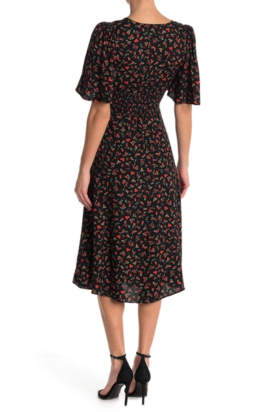 Afrm Ruthie Dress In Red Blossom