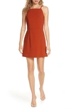 French Connection Whisper Light Sheath Dress In Cinnamon Stick