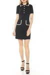 Alexia Admor Piper Short Sleeve Knit Dress In Nocolor