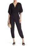 Vanity Room Dolman Sleeve Crop Jumpsuit In Black