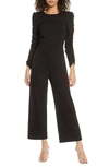 ALI & JAY MOUNTAIN VIEWS RUCHED LONG SLEEVE JUMPSUIT,887903664962