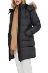 NOIZE ADDIE QUILTED FAUX FUR TRIM HOODED PARKA,829468661680