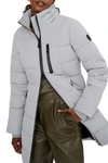 Noize Hannah Faux Fur Trim Hooded Parka In Ice