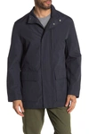 Cole Haan Field Rain Jacket In Navy