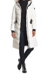 Noize Capri Faux Fur Hooded Quilted Parka In Winter White