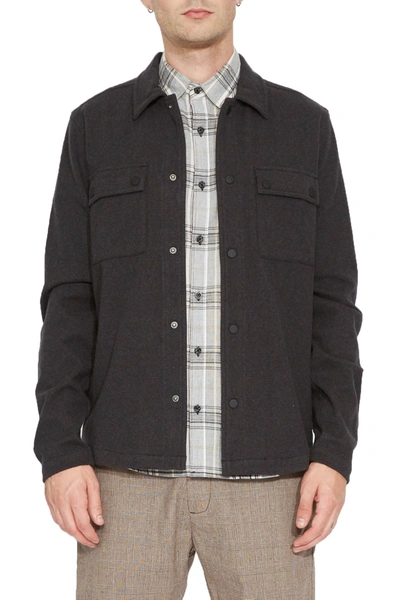 Civil Society Bennett Knit Regular Fit Shirt In Black