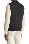 Perry Ellis Quilted Puffer Vest In Black