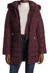 Laundry By Shelli Segal Bibbed Puffer Jacket In Port Royal