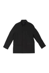 Cole Haan Field Rain Jacket In Black