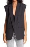 FRAME OVERSIZED DOUBLE BREASTED VEST,190410760974