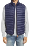 Save The Duck Water & Wind Resistant Puffer Vest In 09 Navy Bl