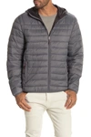 Hawke & Co. Hooded Packable Down Jacket In Spearl