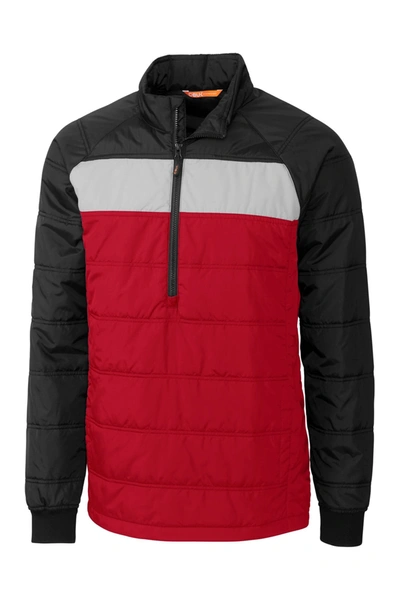 Cutter & Buck Thaw Insulated Packable Pullover In Red