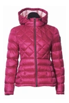 Noize Kerri Waterproof & Wind Resistant Lightweight Puffer Jacket In Magenta