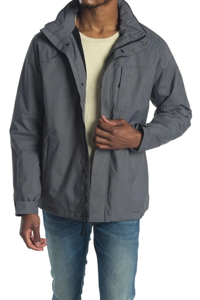 Izod Water Resistant Jacket In Charcoal