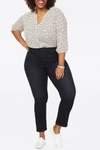 Nydj Sheri Floral Bling Stretch Slim Jeans In Quentin