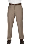 Dockers Flat Front Performance Stretch Straight Dress Pants In Kahki