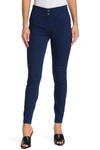 Hue Classic Smooth Leggings In Blackdigo Wash