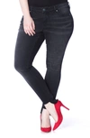 Slink Jeans Step Hem Stretch Skinny Jeans In Mimi