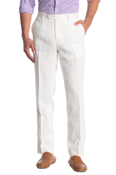 Tommy Hilfiger Tailored Linen Pants In White