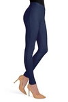 Memoi Chino Women's Leggings In Poseidon