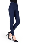 Memoi Soft Chic Leggings In Navy