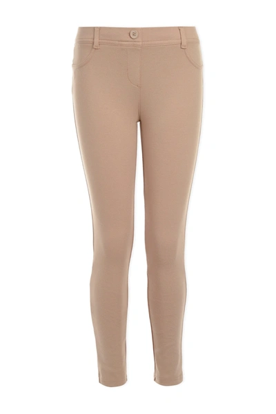 Nautica Knit Uniform Jeggings In Khaki