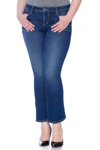 Slink Jeans High Waist Bootcut Jeans In Olivia