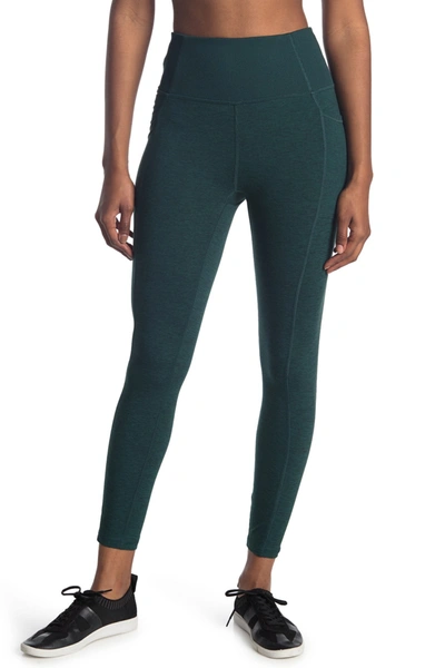 X By Gottex Vanessa High Waist Ankle Leggings In Forest Htr