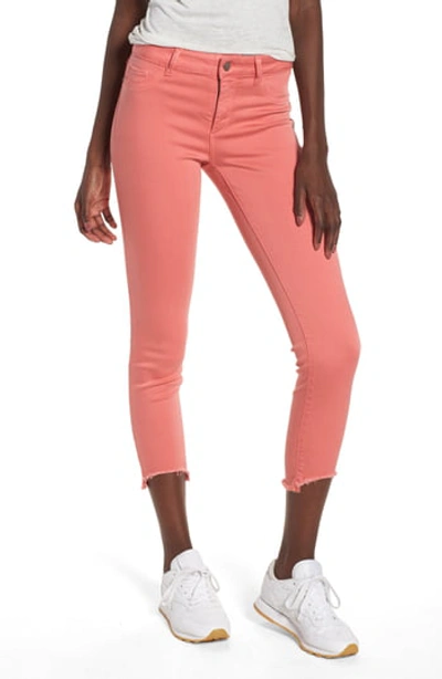 Dl 1961 Florence Instasculpt Crop Skinny Jeans In Sunset