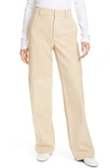 VINCE SUEDE WIDE LEG TROUSERS,190820679859