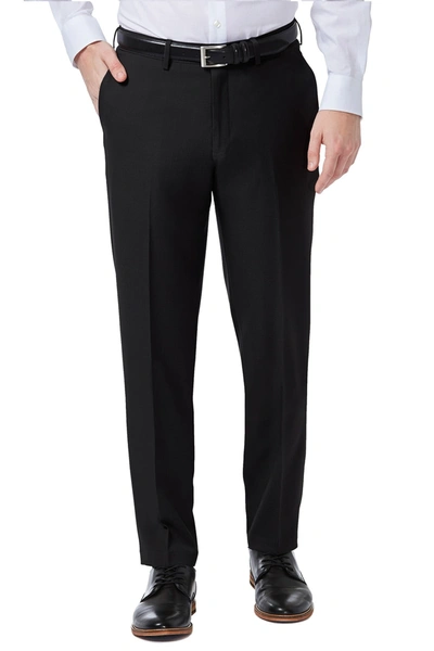 Haggar Premium Comfort Dress Pant Slim Fit In Black