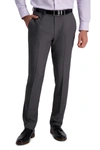 LOUIS RAPHAEL SLIM FIT STRETCH STRIATED SOLID PANTS,017457100979