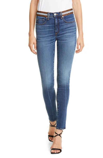 Veronica Beard Kate High Waisted Skinny Jeans In Nantucket